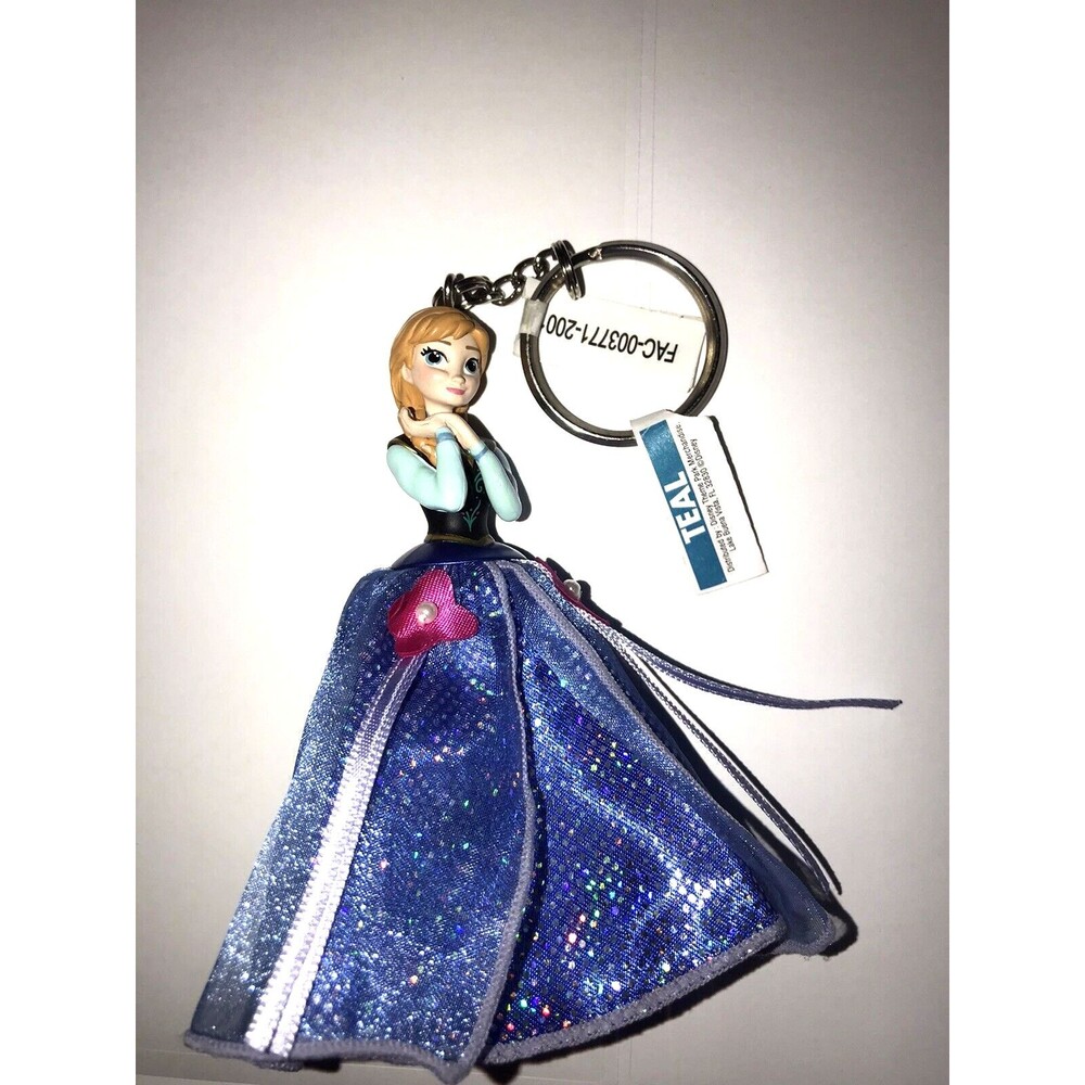 Disney Parks Frozen Princess Anna Tulle Dress Keychain - NEW